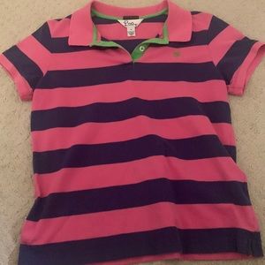 lily pulitzer polo button up shirt